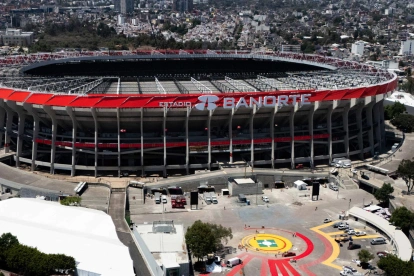 Vista del Estadio Banorte, uno de los escenarios que recibirá actividades deportivas y culturales en el marco del Mundial 2026.