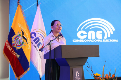 Diana Atamaint ha sido presidenta del CNE desde 2018, cuando se posesionó el actual Pleno.