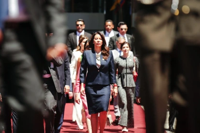 Gobierno Ecuador refuerza seguridad de Cynthia Gellibert, junio 2026, Quito, por perfil de riesgo detectado por Casa Militar.