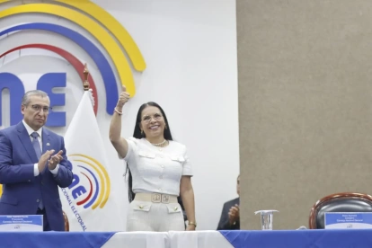 Diana Atamaint dejó la presidencia del CNE este 11 de junio de 2026, tras una decisión del Pleno que designó a José Cabrera como nueva máxima autoridad del organismo electoral.