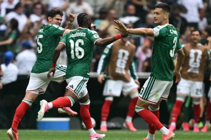 Julián Quiñones, autor del primer gol del Mundial 2026 con México.