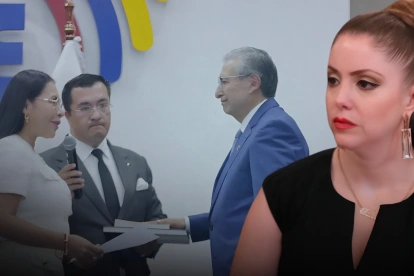 Mónica Palacios cuestionó la salida de Diana Atamaint del CNE y lanzó críticas al Gobierno.