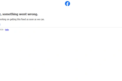 Mensaje de 'error' que salta al visitar el portal instagram.com este 12 de junio de 2026.