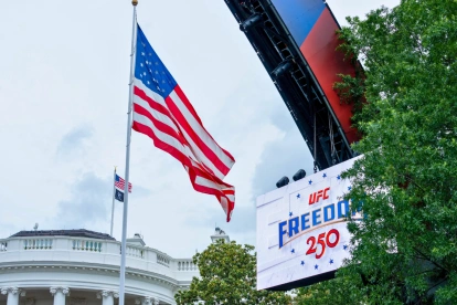 La Casa Blanca se apresta para el UFC 250.