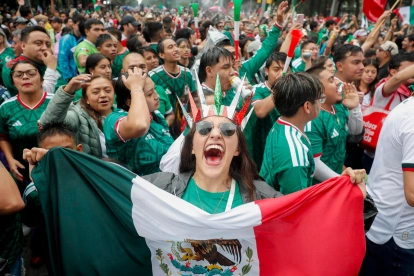 Aficionados mexicanos celebran con entusiasmo el Mundial 2026