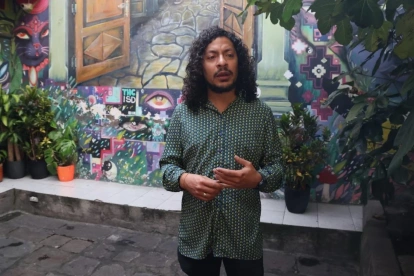 Daniel Solis es un esmeraldeño, que vive desde hace 20 años en Quito. Es el promotor de Casa Palenque, en La Tola.