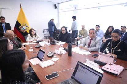 Comisión de Seguridad de la Asamblea Nacional durante la sesión en la que recibió testimonios de policías afectados por las movilizaciones de 2025.