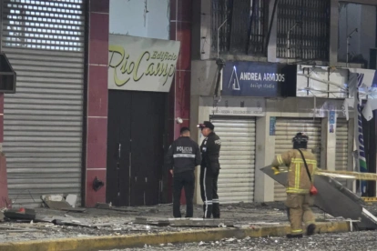 Instalaciones vinculadas a Arcom resultaron afectadas tras la explosión registrada en el centro de Machala.