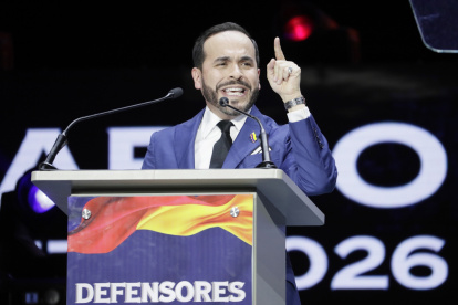 Abelardo De la Espriella, candidato a la presidencia de Colombia por el movimiento de derecha Defensores de la Patria.
