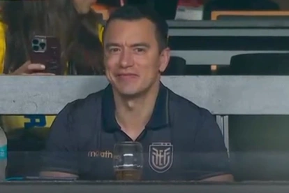 El presidente Daniel Noboa asistió al debut de Ecuador.