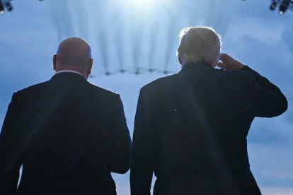 Donald Trump celebra su cumpleaños 80 con una velada de la UFC.