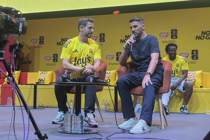 Villa participó en un evento especial en el pabellón Vista Alegre de Madrid