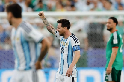 Lionel Messi en el partido contra Argelia en el Mundial 2026.