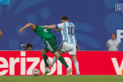 La jugada que habla el mundo, Lionel Messi y una acción para tarjeta roja.