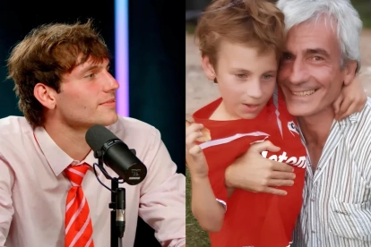 De acuerdo al relato de Ricardo, Gaspi utilizaba una fotografía junto a su padre durante la infancia como fondo de pantalla