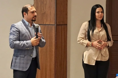 José Walther Manrique y su pareja, Karla Saud Calero, son accionistas de la constructora Astrobryxa y fueron los lobistas que lograron la llegada de Progen en el país.