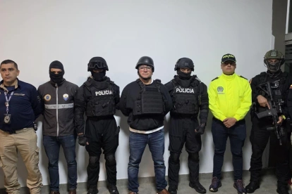 La captura de alias Javi ocurrió en Colombia, pero será trasladado a Ecuador.