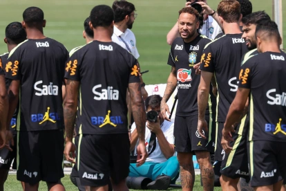 Mundial 2026: Brasil se entrena para medir a Haití, con Neymar a la espera de debutar en la Copa.