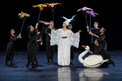 Más de 20 bailarines se presentan en la obra La Pavlova