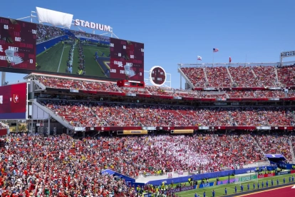 El Estadio de San Francisco con el logo de Levi's censurado