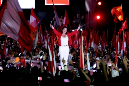 Keiko Fujimori sería la nueva presidenta de Perú.