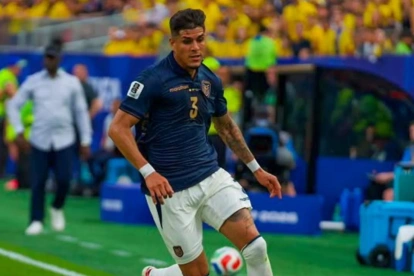 Piero Hincapié, jugador de la Selección de Ecuador.