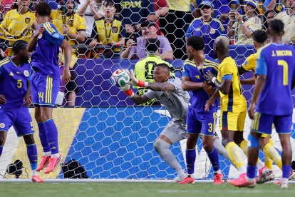 Ecuador vs. Curazao: la Tri disparó reiteradamente, pero se encontró a Eloy Room en el arco rival, en el Mundial 2026.