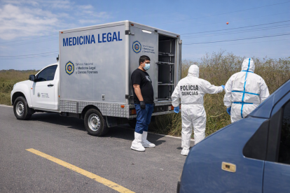 El hallazgo de los dos cuerpos en la vía a los Baños Termales alarmó a los comuneros