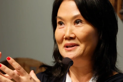 Fotografía de archivo de la candidata a la presidencia de Perú, Keiko Fujimori, en Sevilla (España).
