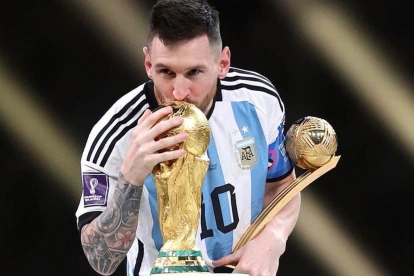 Lionel Messi es el último ganador del Balón de Oro del Mundial, lo consiguió en 2022.