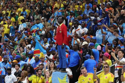 Kuka apoya a la República Democrática del Congo permaneciendo totalmente inmóvil durante los 90 minutos de cada partido