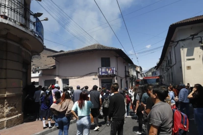 Incendio estructural en el sector San Blas