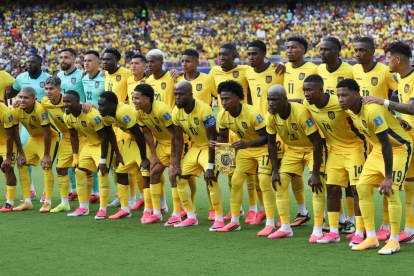 El equipo de Ecuador que disputa el Mundial 2026: la Tricolor se juega el sueño ante Alemania.