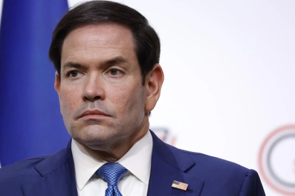 Imagen de archivo del secretario de Estado de Estados Unidos, Marco Rubio, durante un acto oficial.