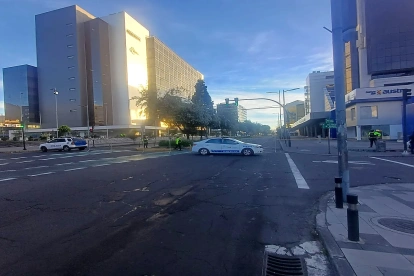 En el Complejo Judicial Norte se cerraron las vías aledañas ante una alerta.