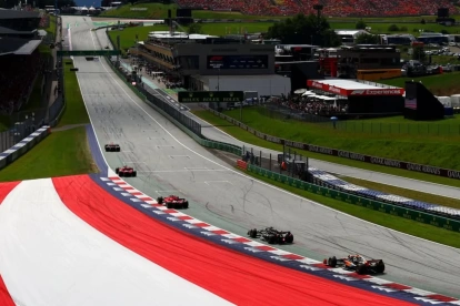 Imagen del circuito de Spielberg, sede del Gran Premio de Austria en la Fórmula 1.