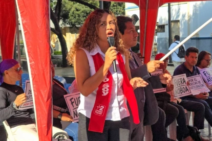 Karla Arellano es la directora de Unidad Popular en Guayas.