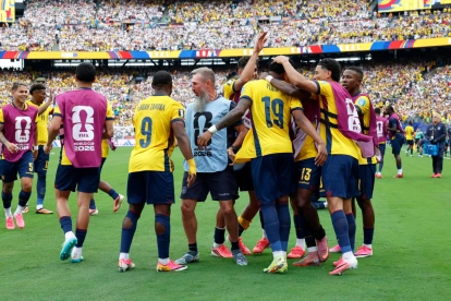 Ecuador celebró ante Alemania en el Mundial 2026.