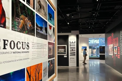 Fotografía del 22 de junio de la sección 'En Foco', una exhibición en el Museo de la Exploración de la NatGeo, el nuevo museo de la National Geographic en Washington.