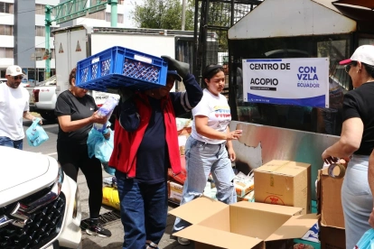 Voluntarios y empresas se organizan para enviar ayudas a las personas damnificadas en Venezuela.