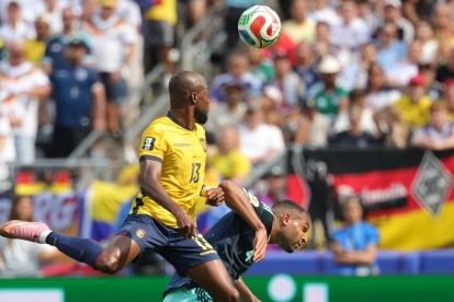 Mundial 2026: Enner Valencia, en el partido de Ecuador ante Alemania.