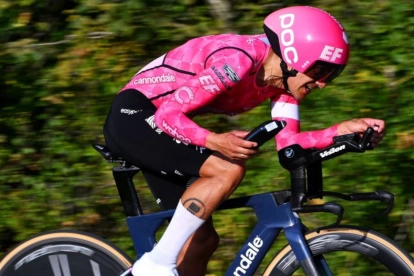 El ciclista ecuatoriano Richard Carapaz, en una imagen de archivo compartida para su equipo, el EF.