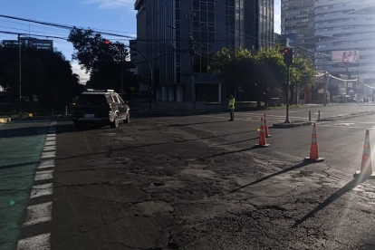Los cierres viales en la zona comenzaron a las 06:00 y afectan la circulación en sentido occidente-oriente.