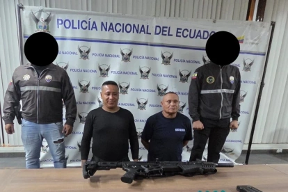 Armas y municiones fueron decomisadas durante un allanamiento ejecutado en Buena Fe, provincia de Los Ríos.