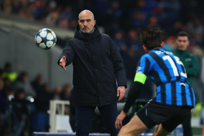 Maresca durante un partido de Champions entre el Atalanta BC y Chelsea FC disputado en Bergamo
