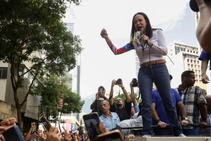 María Corina Machado es una de las principales opositoras políticas.