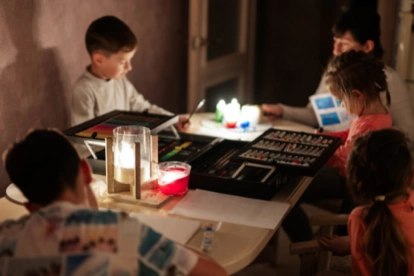 Los cortes de luz afectan a las familias.