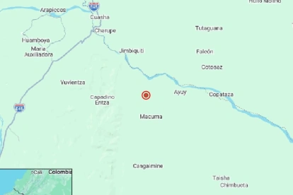 Sismo 4,3 ocurrió 30 junio 01:02 en Macas; IG reporta percepción en varias ciudades por baja profundidad