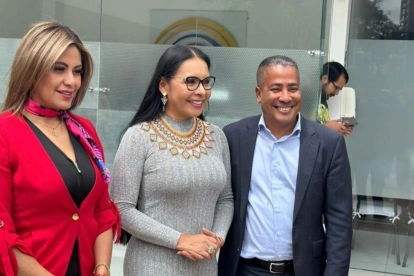 Linda Romero fue la candidata a la Vicepresidencia de Bolívar Armijos en las elecciones presidenciales anticipadas de 2023.