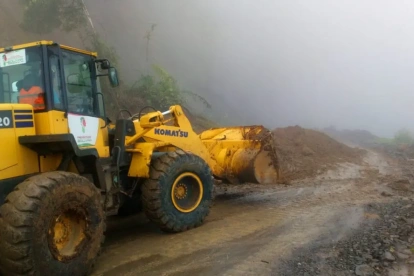 Las vías en Tungurahua están bajo observación, debido a los frecuentes derrumbes en temporada de lluvias.